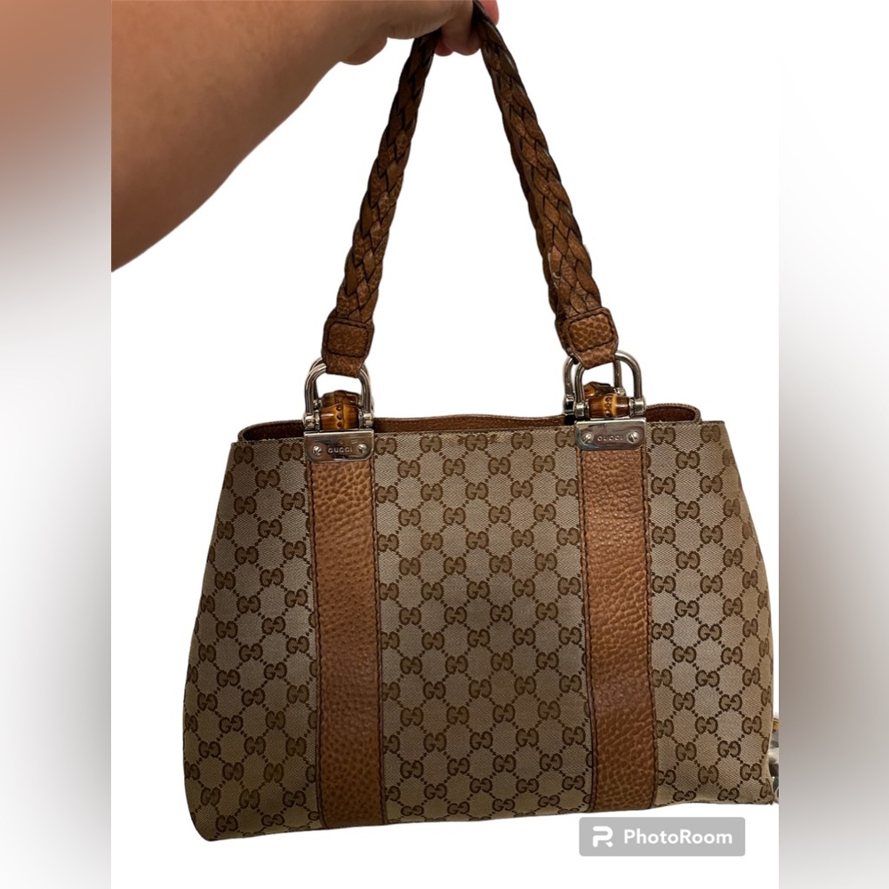 Authentic Gucci Large Handbag and zippy wallet set